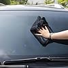 Black Microfiber Towels 300 GSM, 16x16