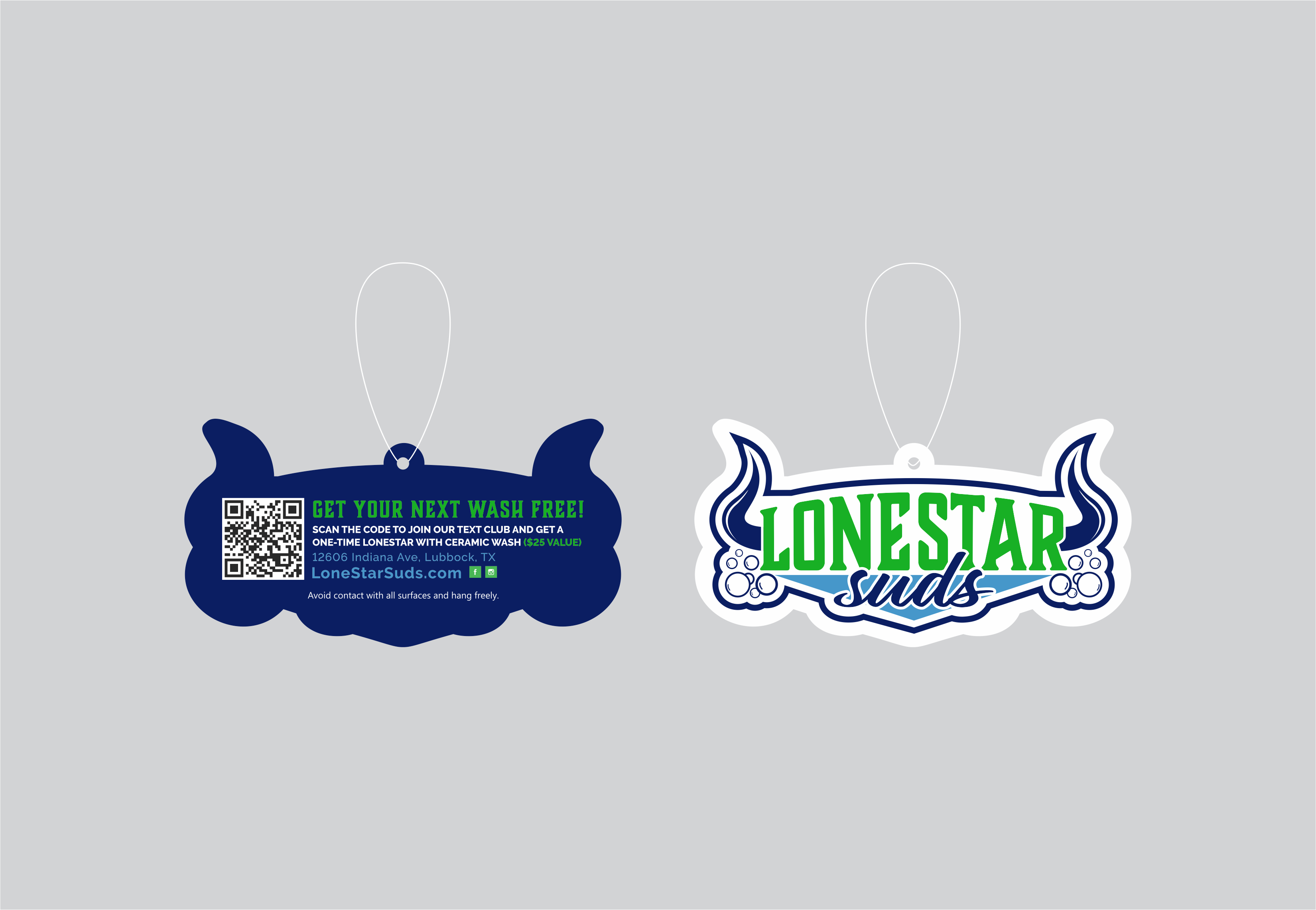 Lonestar Suds Air Fresheners - Milwaukee Ave